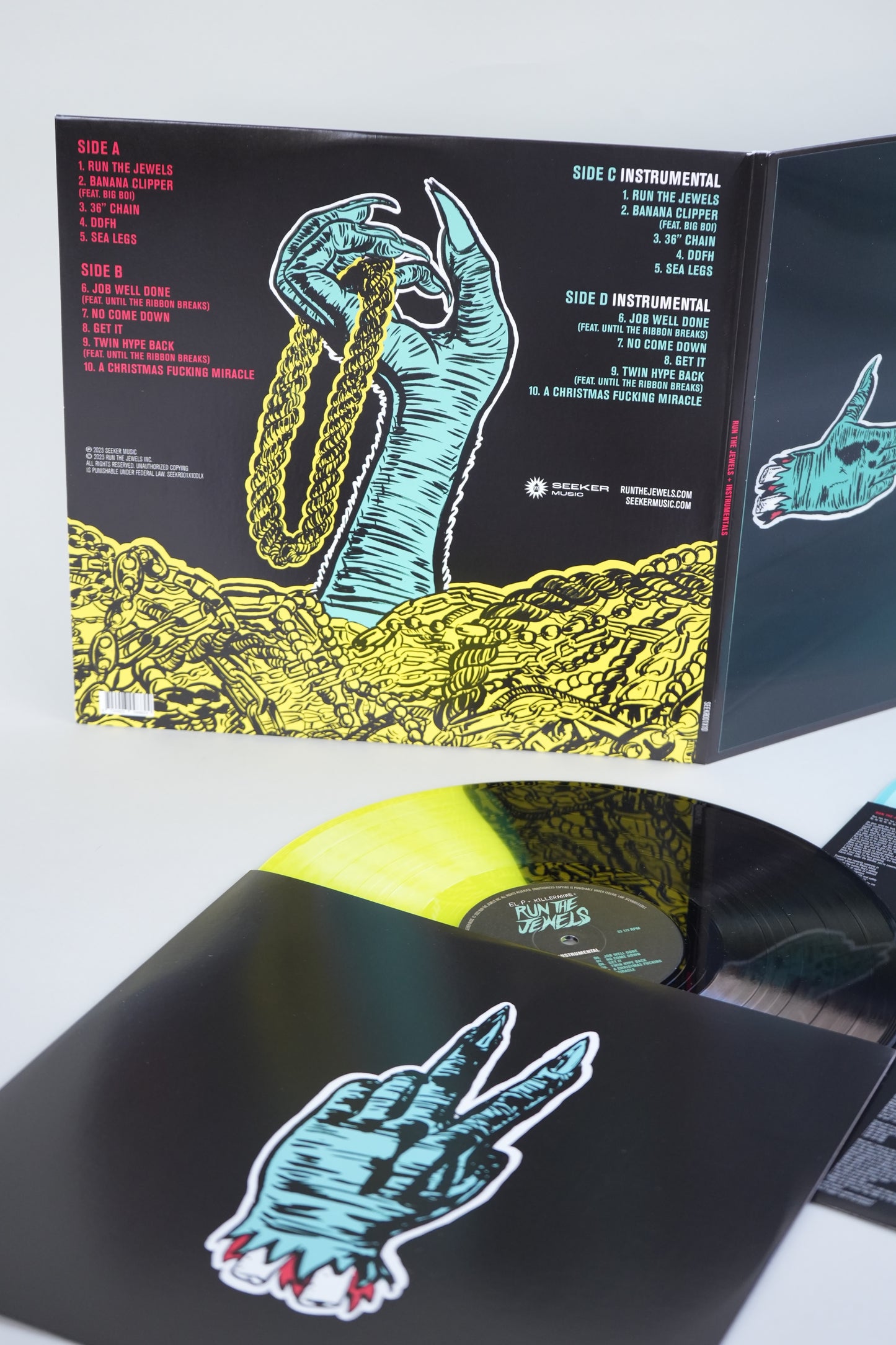 Run The Jewels 10th Anniversary Vinyl Record 2LP w/ Instrumentals (Standard Version)