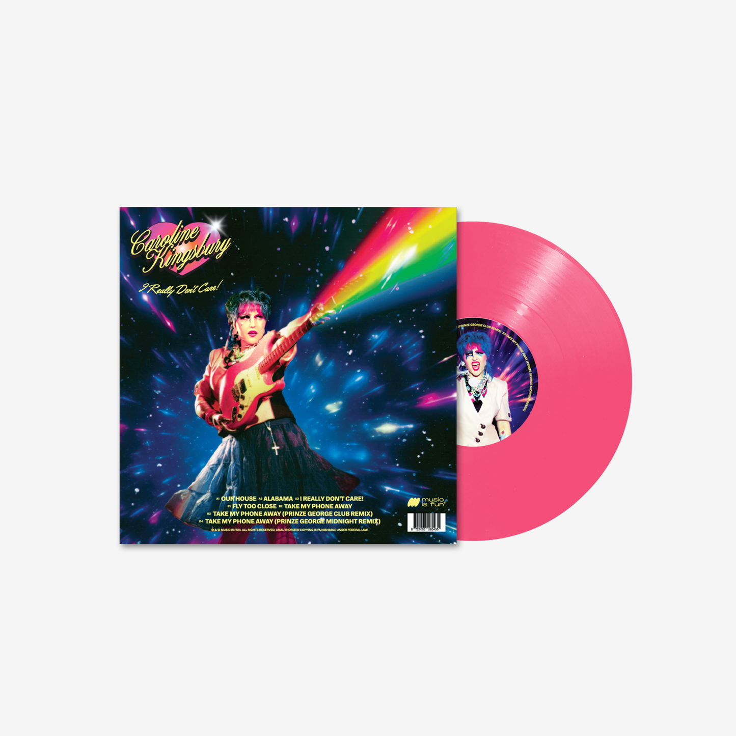 Caroline Kingsbury - I Really Don't Care! Vinyl Record EP