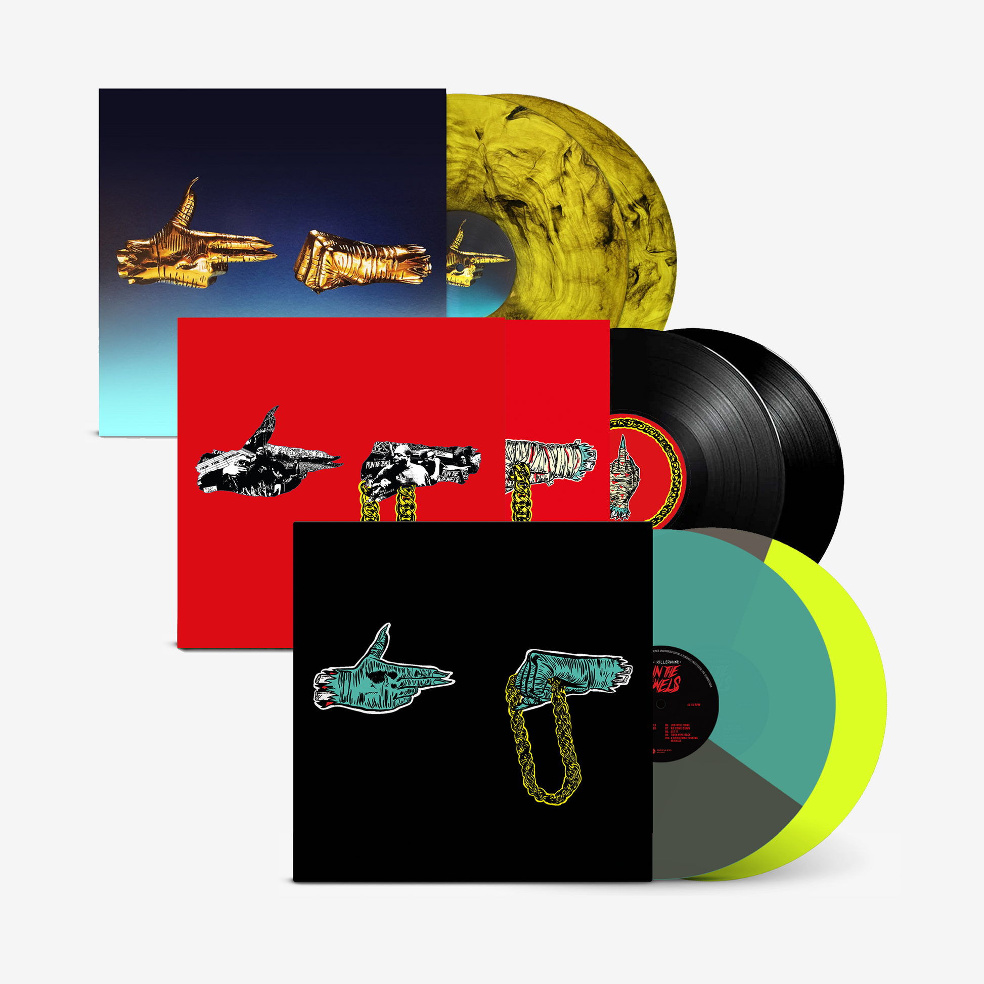 Run The Jewels 1-2-3 Vinyl Bundle (Pre-Order) – music is fun Run The Jewels 1-2-3 Vinyl Bundle (Pre-Order) – music is fun