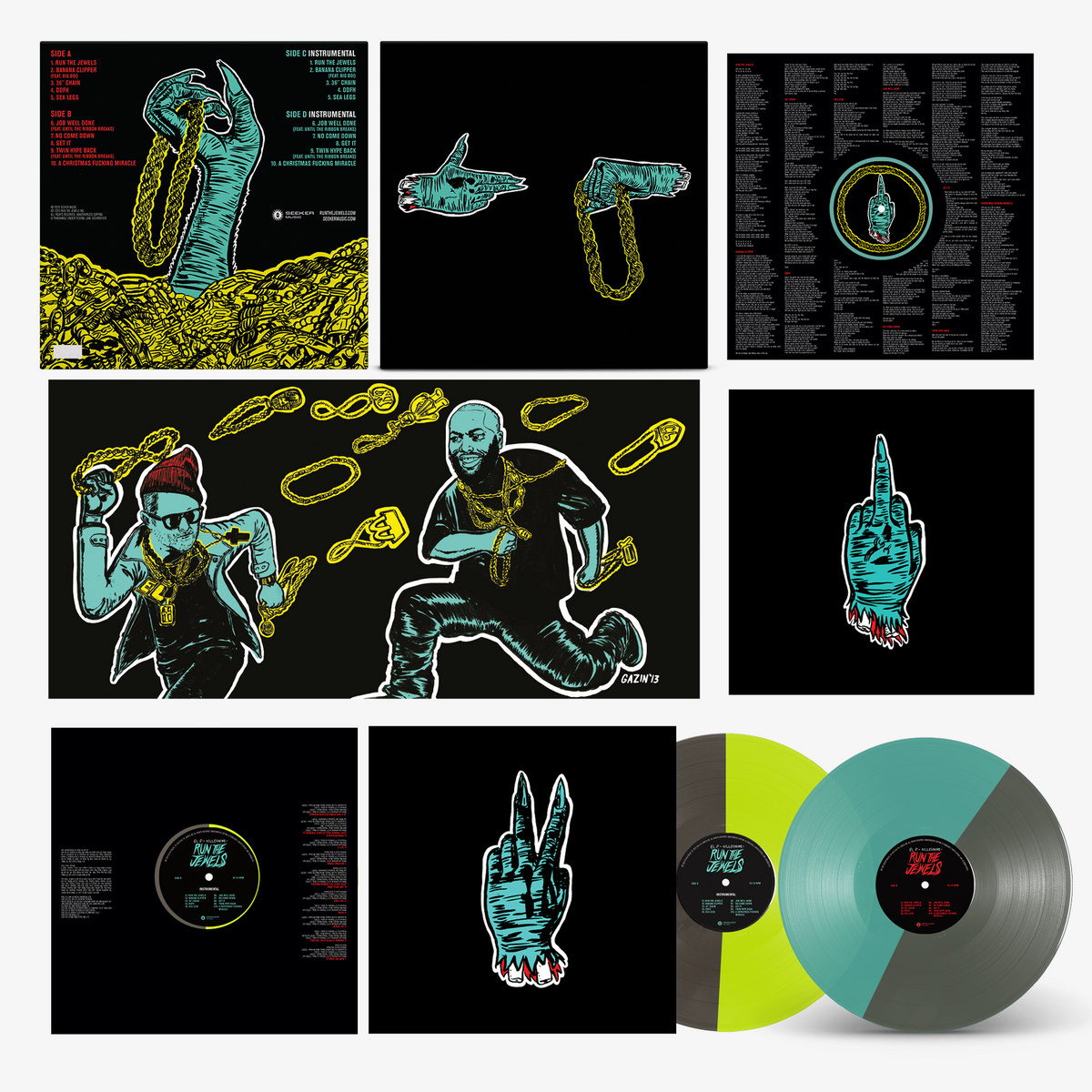 Run The Jewels 1-2-3 Vinyl Bundle Run The Jewels 1-2-3 Vinyl Bundle